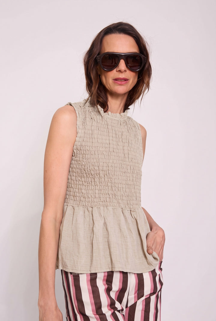 Blusa Adriana beige