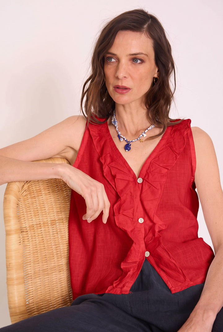 Blusa Alba rojo