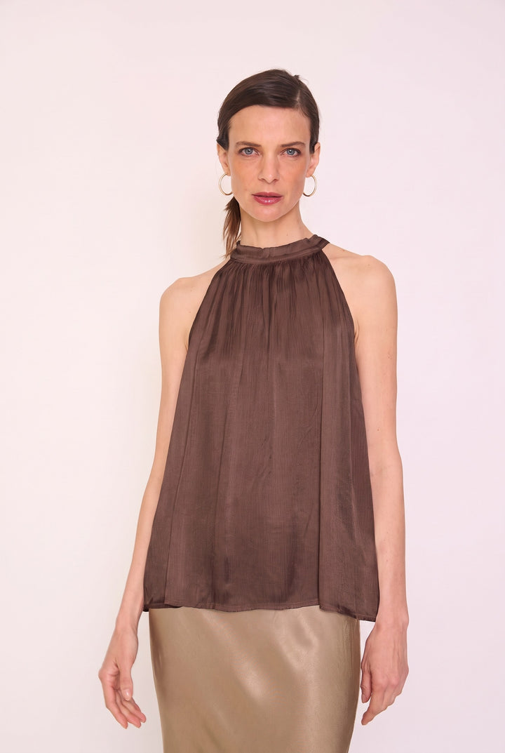 Blusa Alicia café