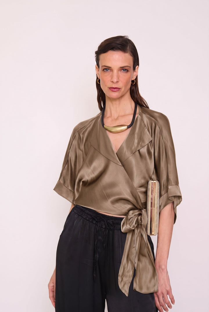 Blusa Amalia camel