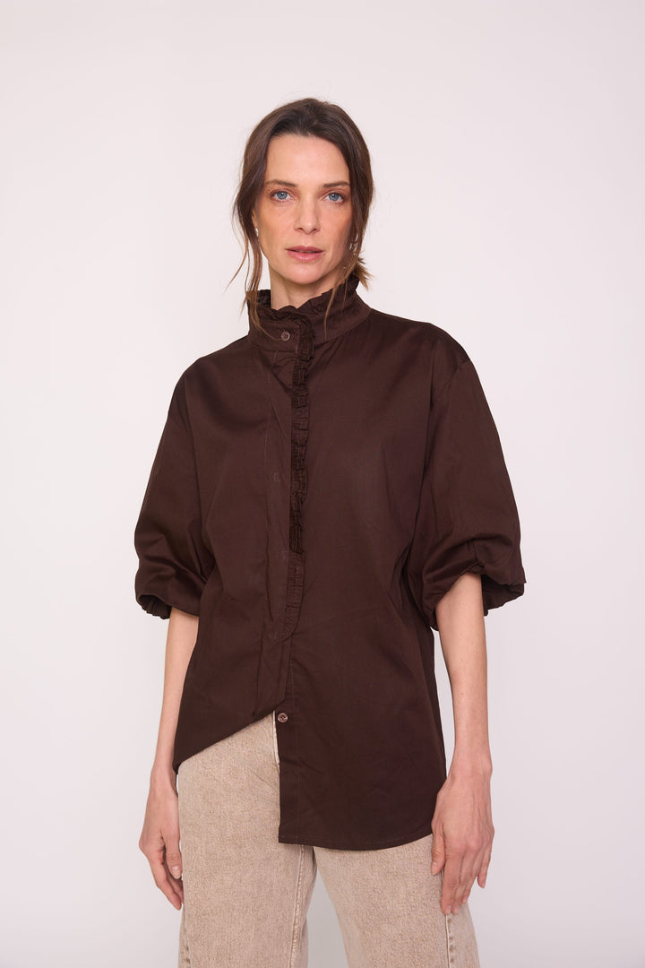Blusa Amanda café