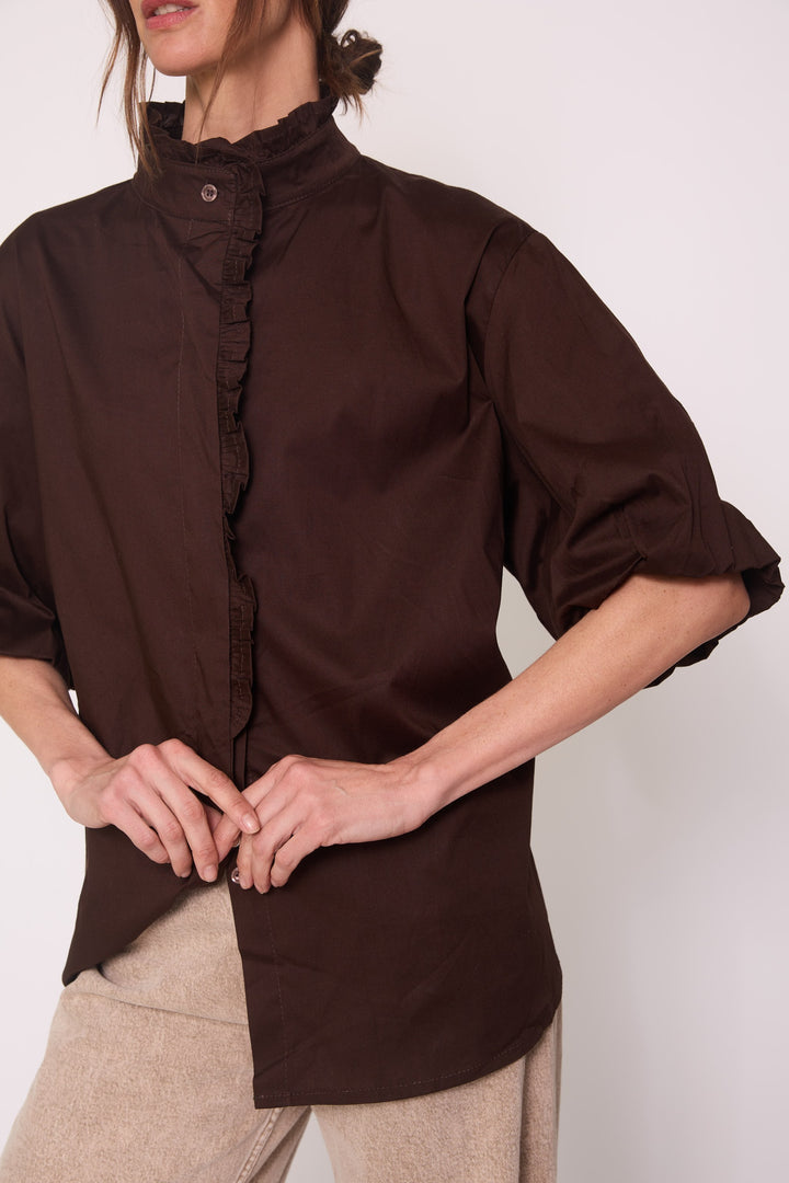 Blusa Amanda café