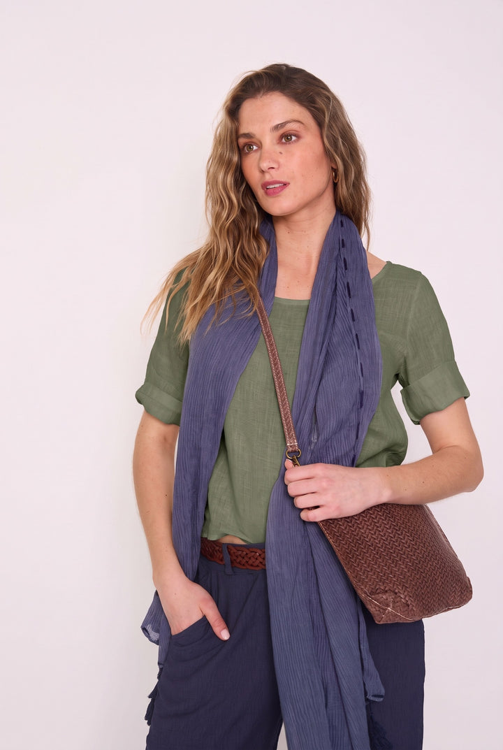 Blusa Amelia verde militar