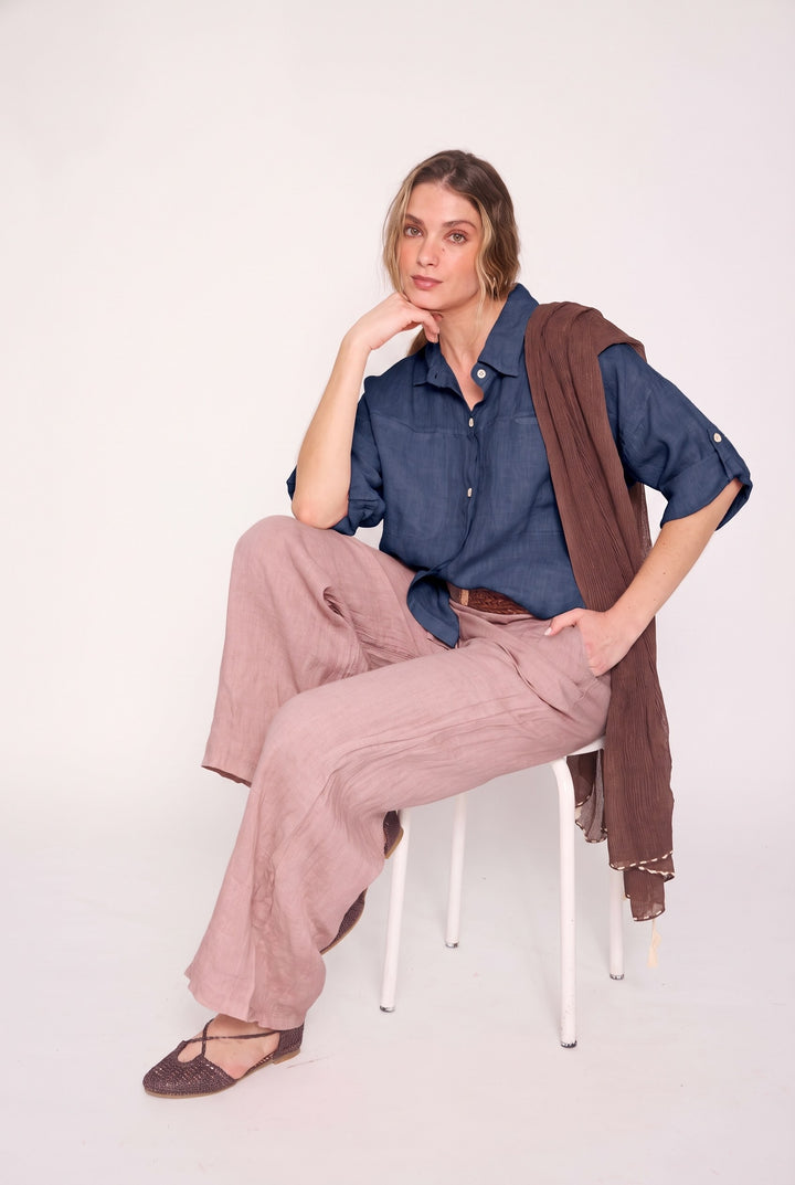 Blusa Amparo azul
