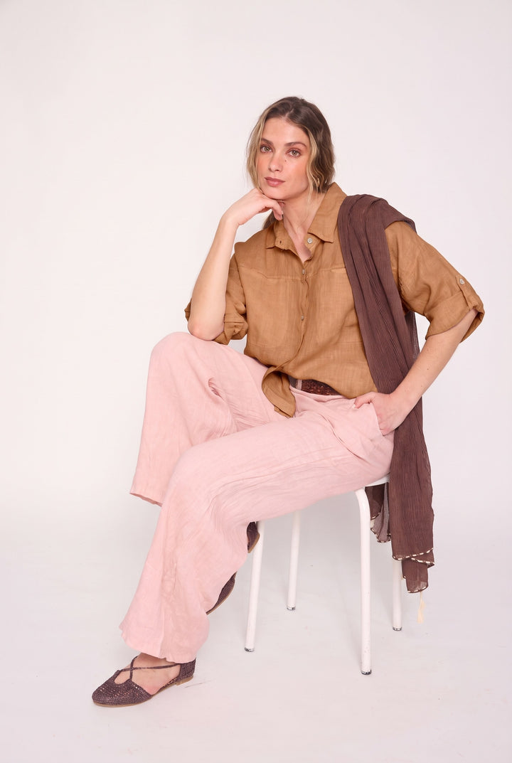 Blusa Amparo camel