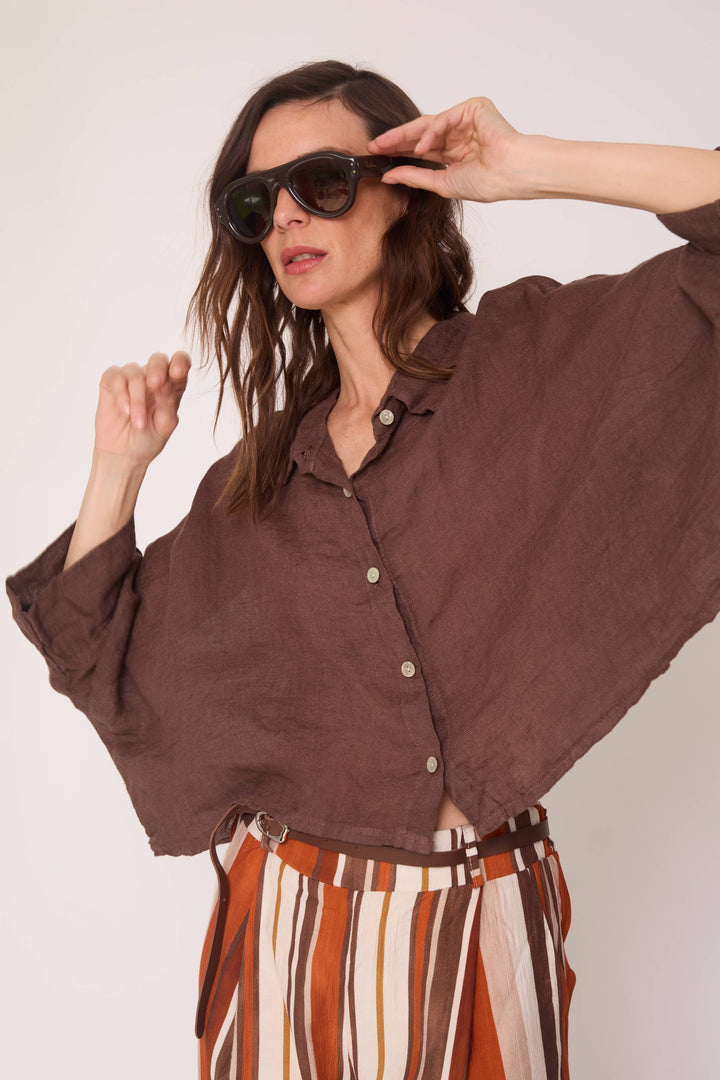 Blusa Ana café