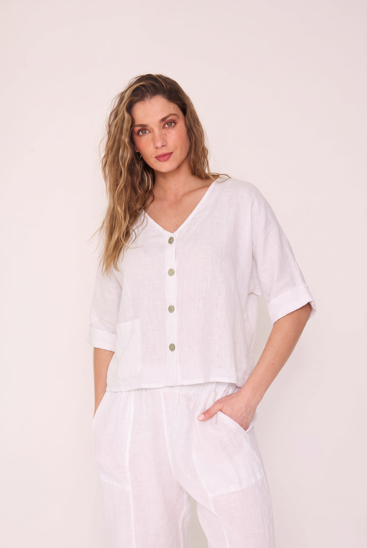 Blusa Andrea blanco