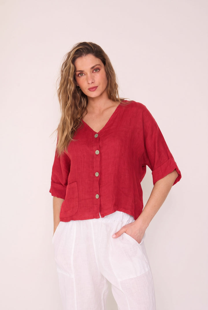 Blusa Andrea rojo