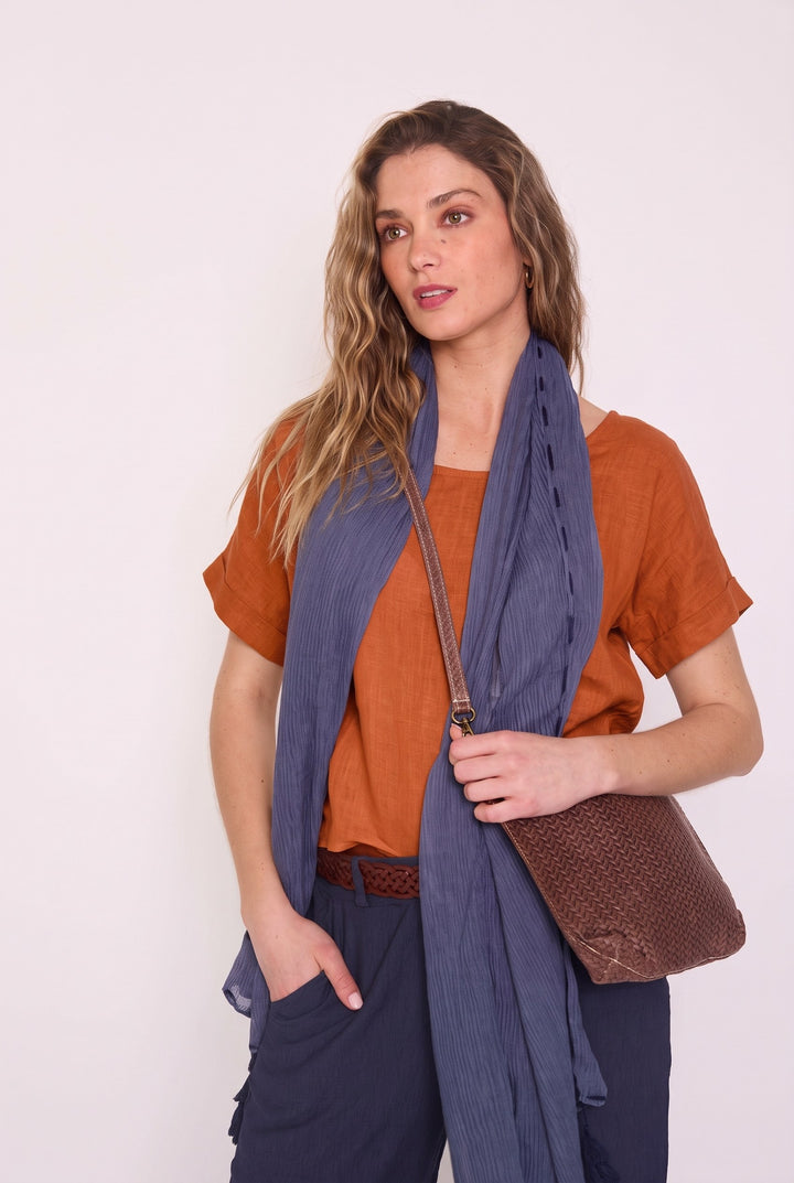 Blusa Antonia terracota