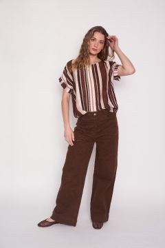 Blusa Ariela café