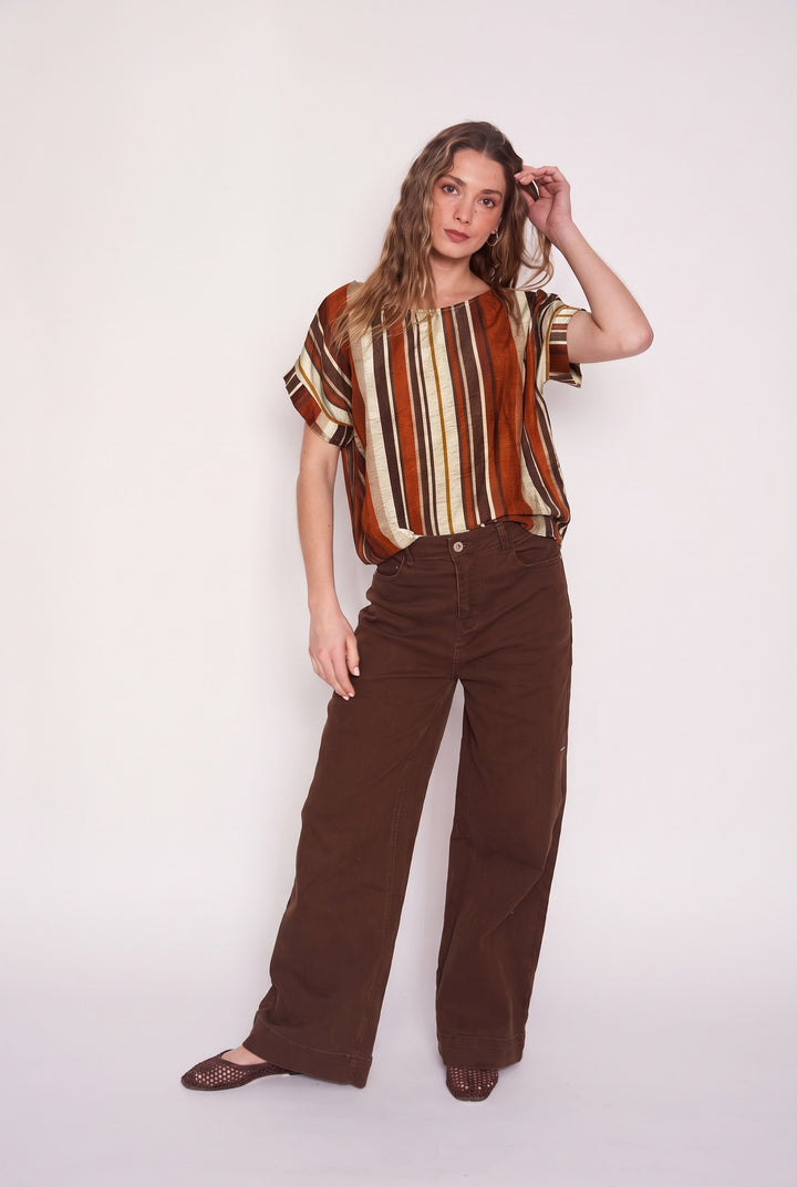 Blusa Ariela terracota