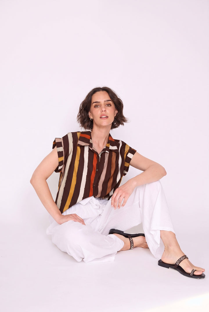 Blusa Aurora café