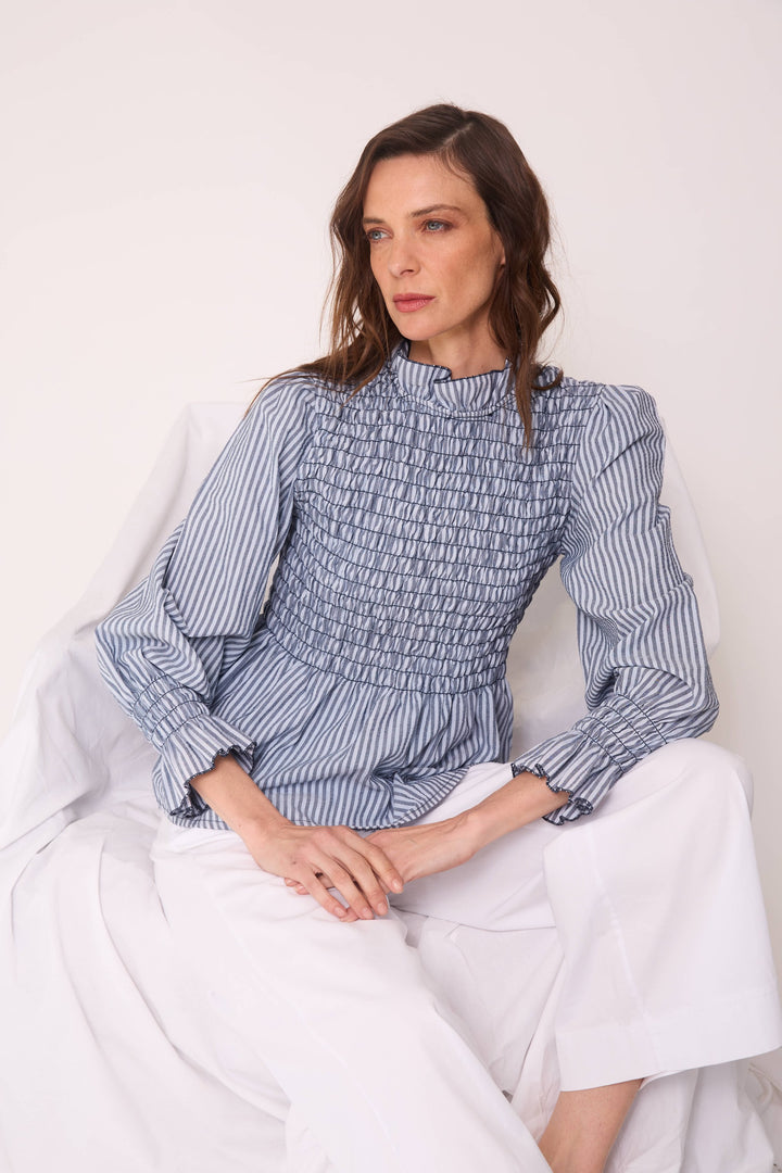 Blusa Belén celeste