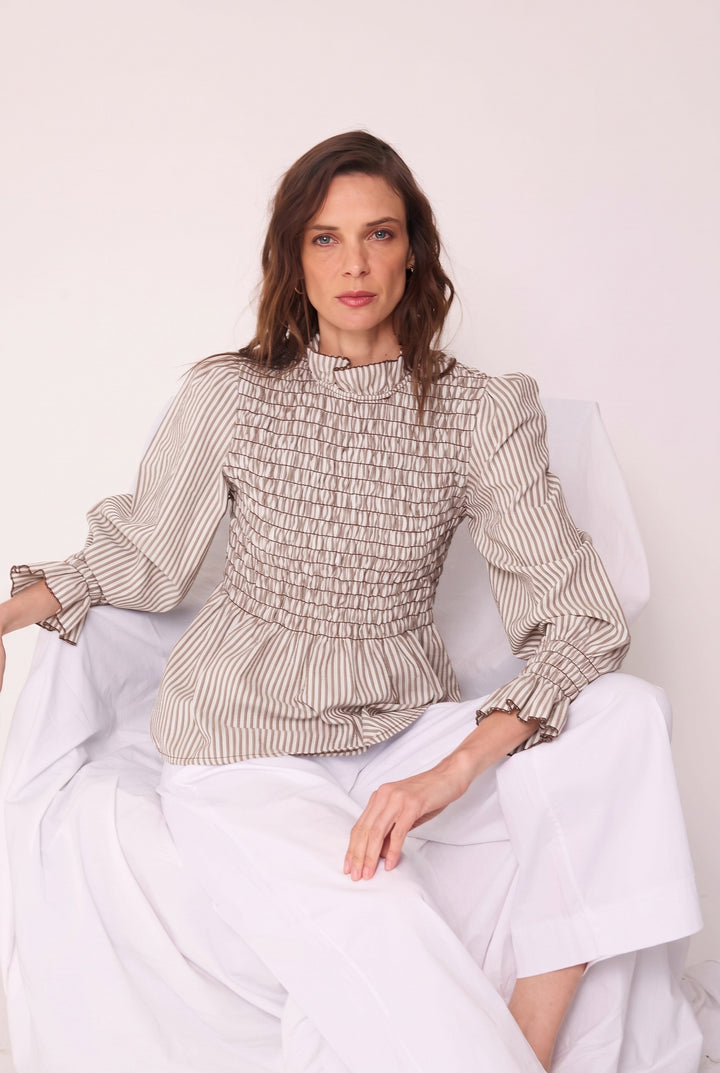 Blusa Belén beige