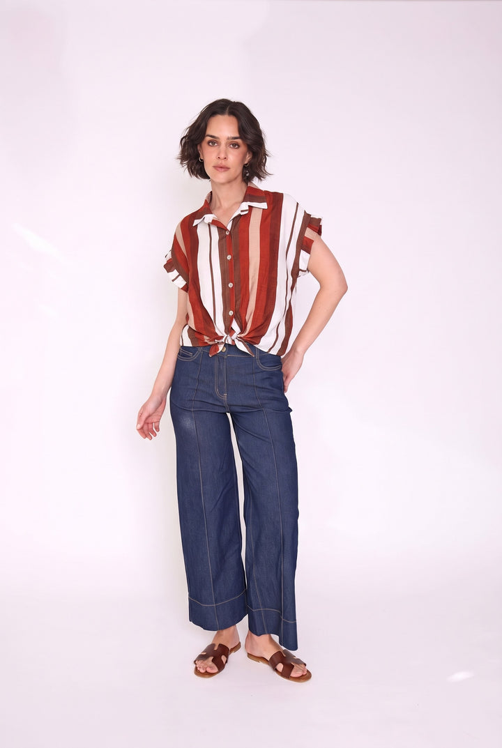 Blusa Carla terracota