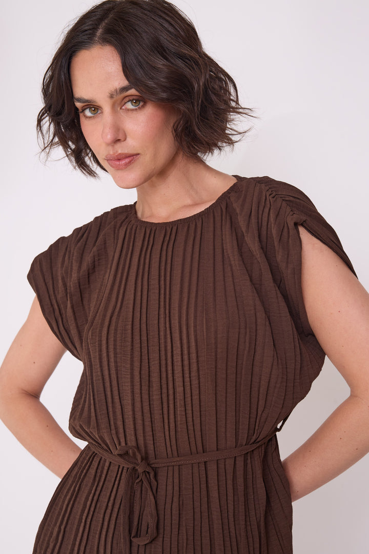 Blusa Carmen café
