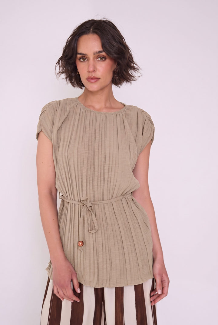 Blusa Carmen beige