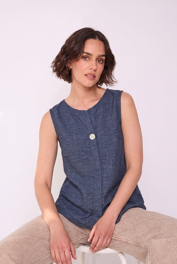 Blusa Carolina azul