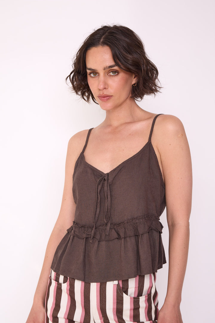 Blusa Consuelo café