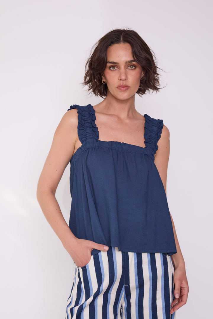 Blusa Cristina azul
