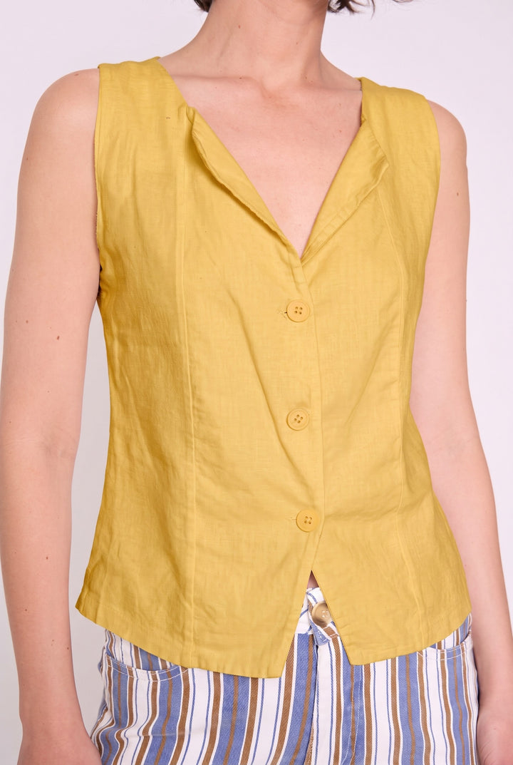 Chaleco Alicia amarillo