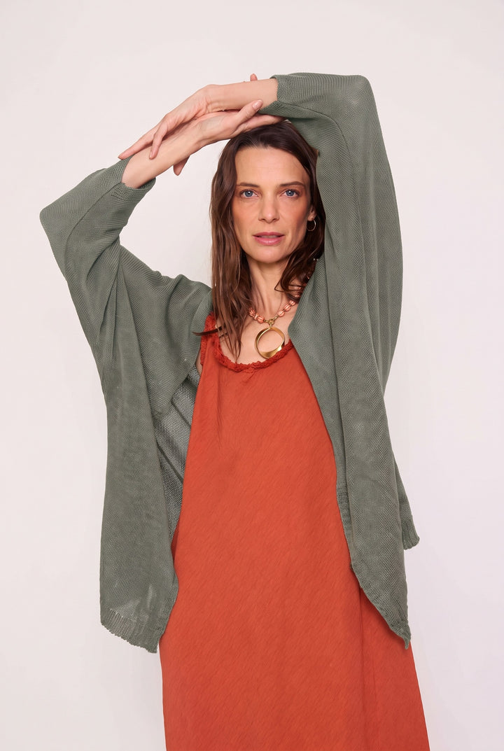 Chaqueta Amelia verde militar