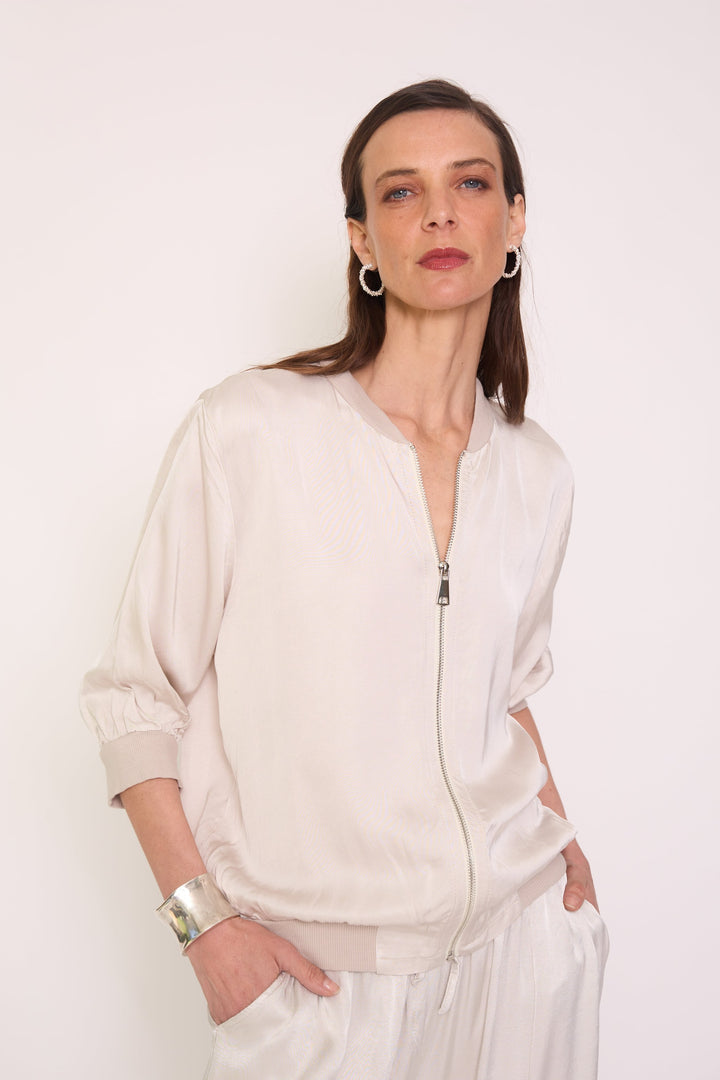 Chaqueta Carmen blanco invierno