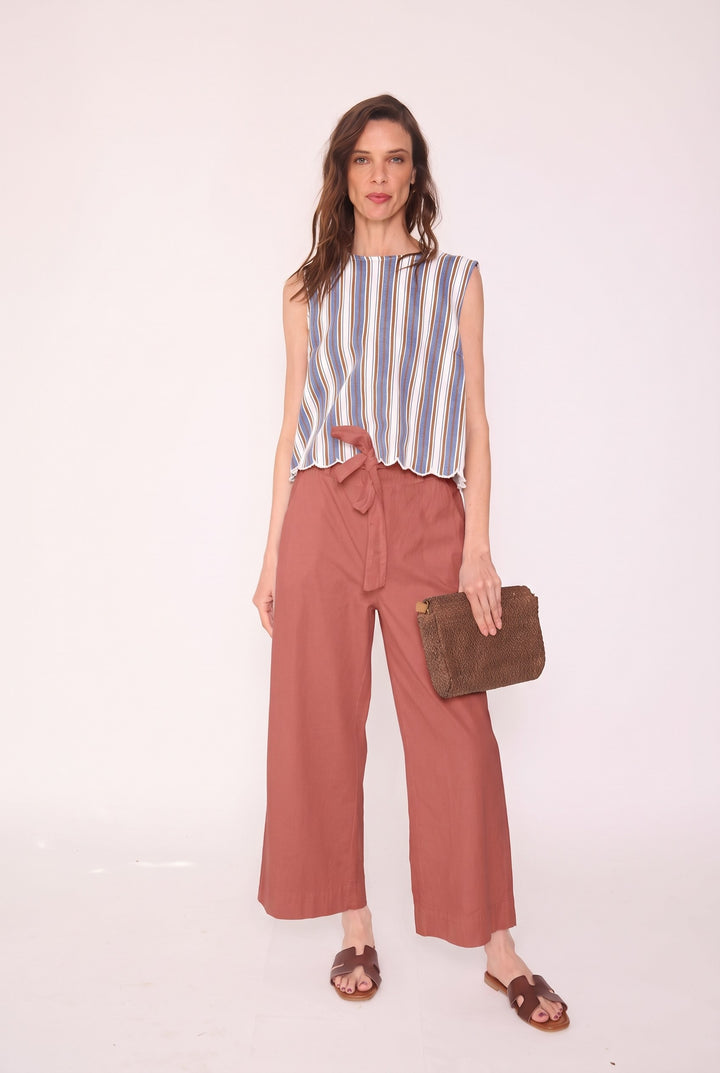 Pantalón Ana damasco