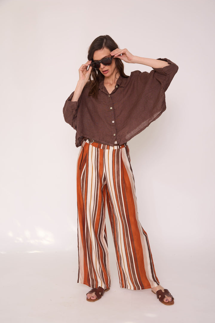 Pantalón Ariela terracota