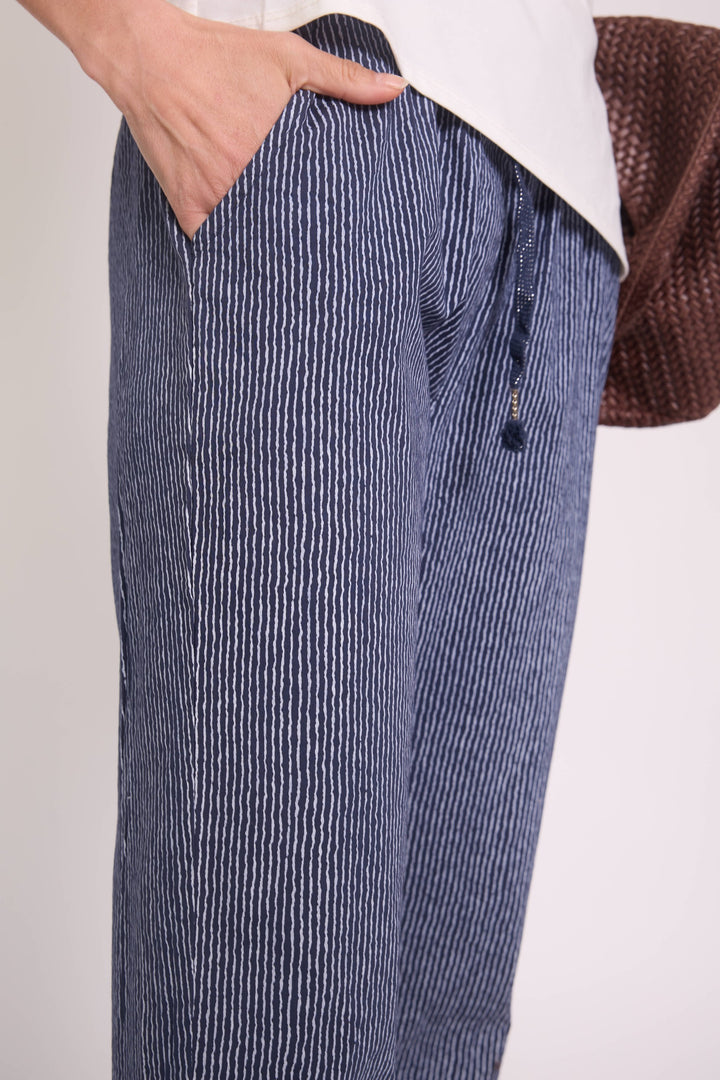 Pantalón Flora azul