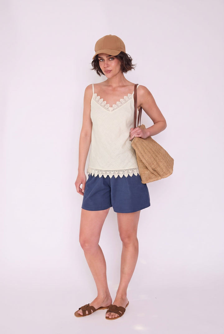 Polera Belén blanco invierno