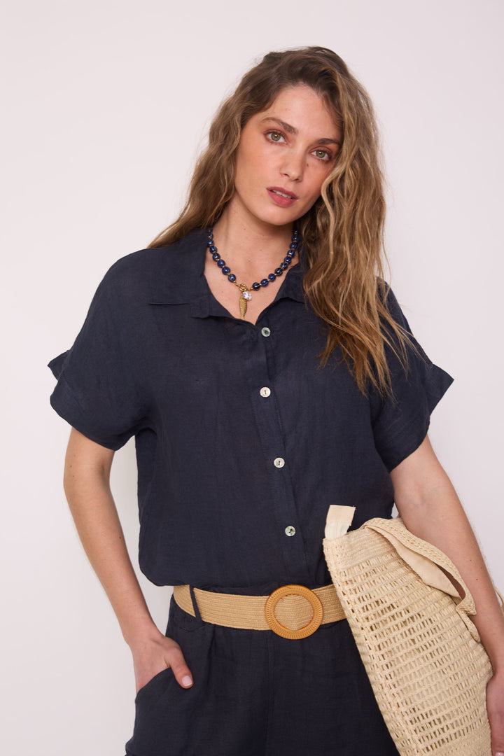 Polera Camila azul