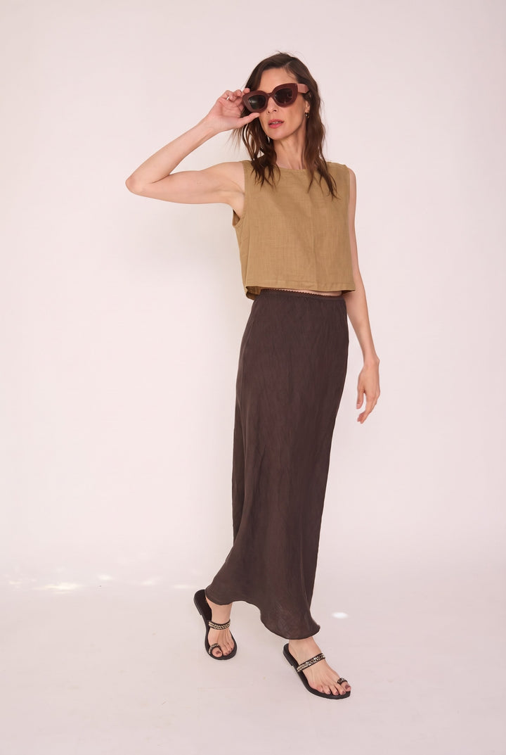 Polera Catalina camel