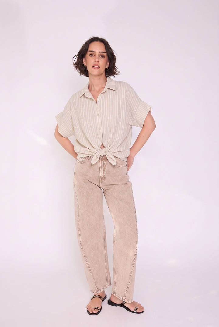 Polera Claudia beige
