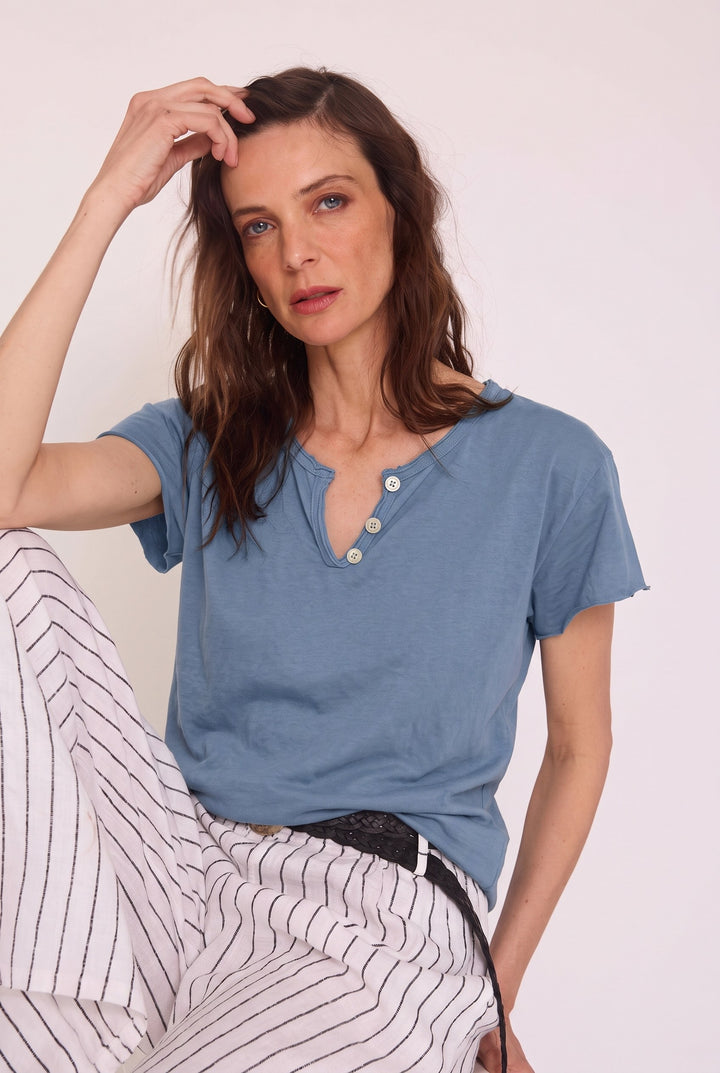 Polera Elena celeste