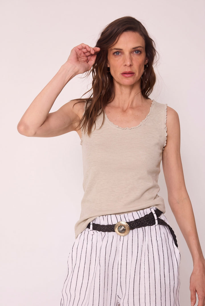 Polera Emilia beige