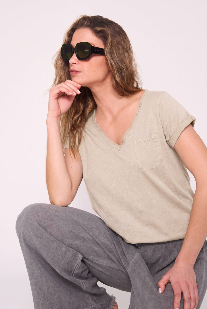 Polera Fernanda beige