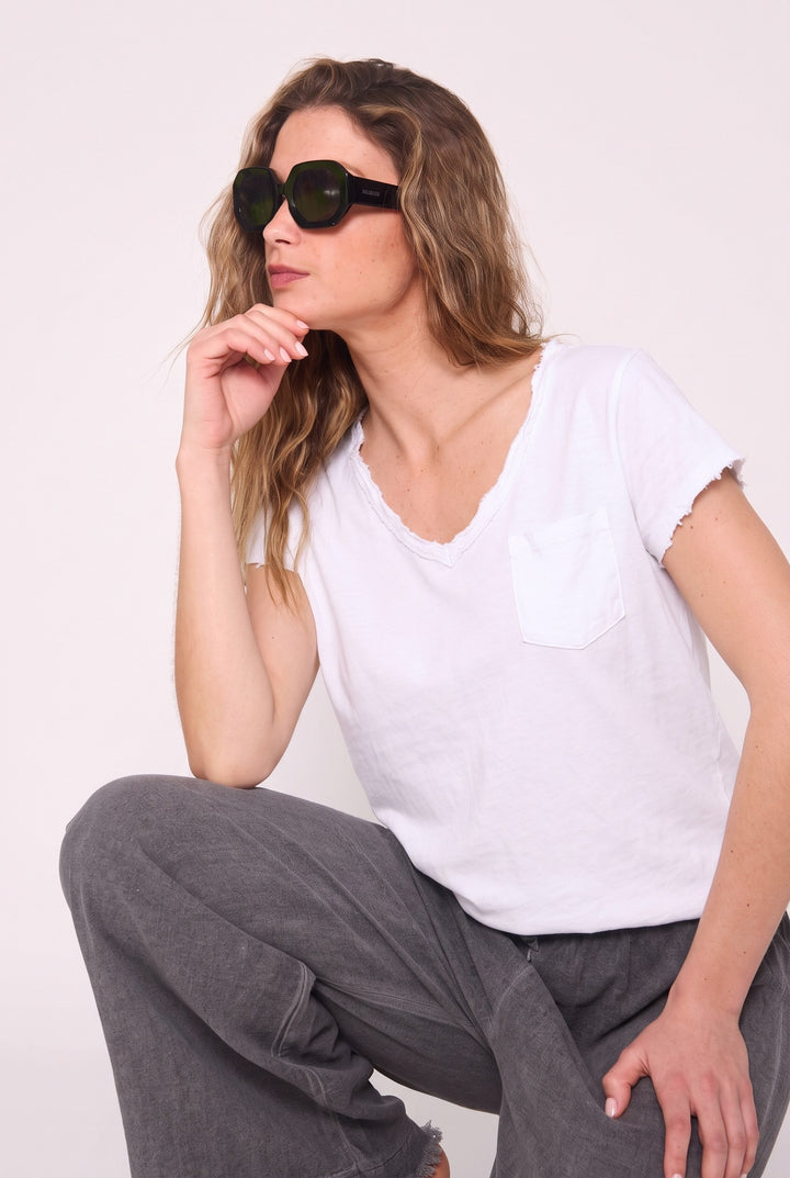 Polera Fernanda blanco