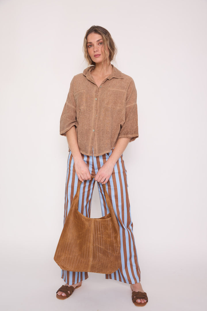 Polera Josefina camel