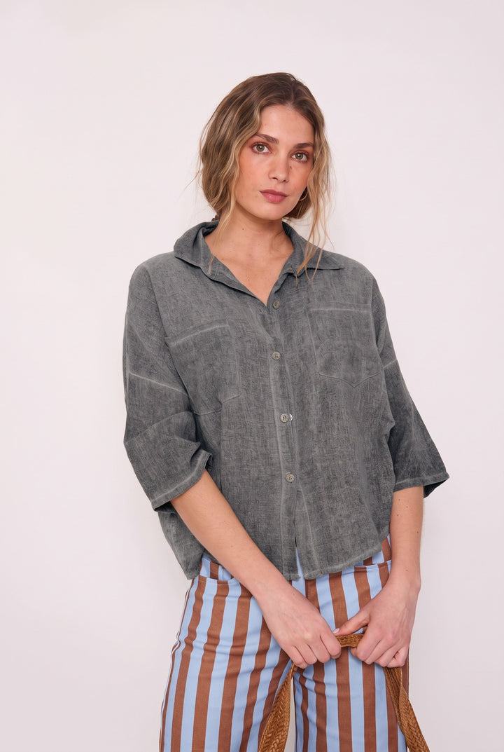 Polera Josefina gris