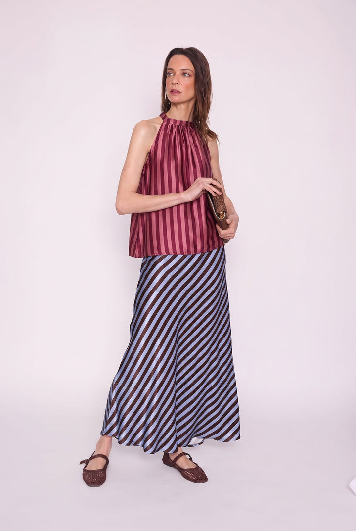 Polera Juana burdeo