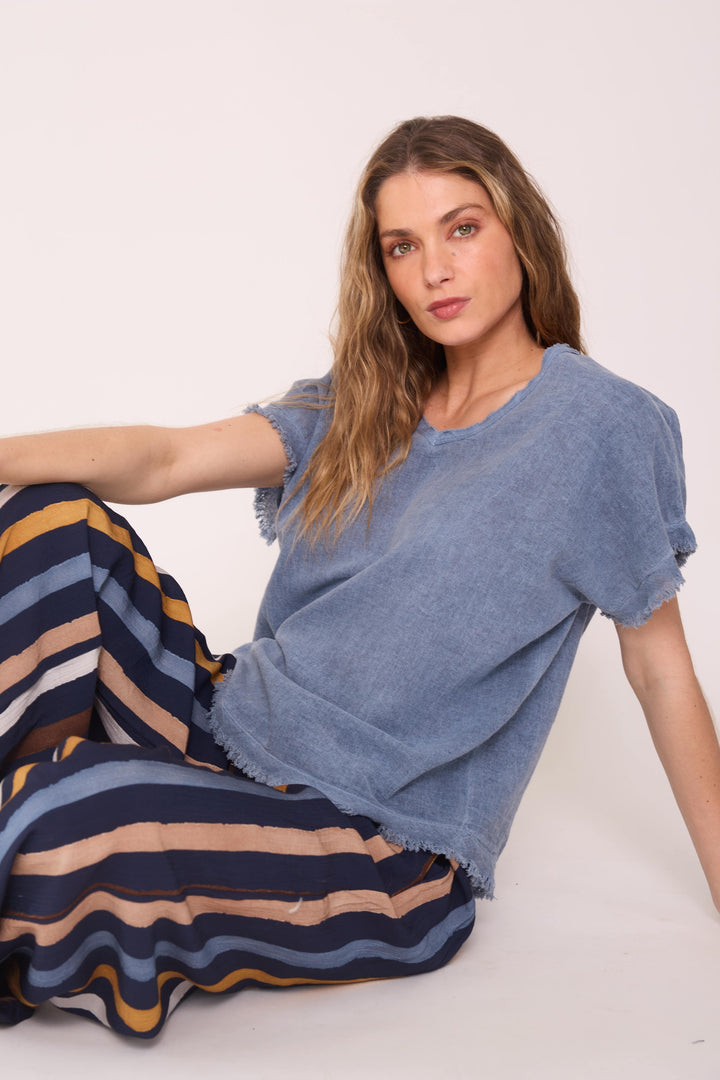 Polera Julia celeste