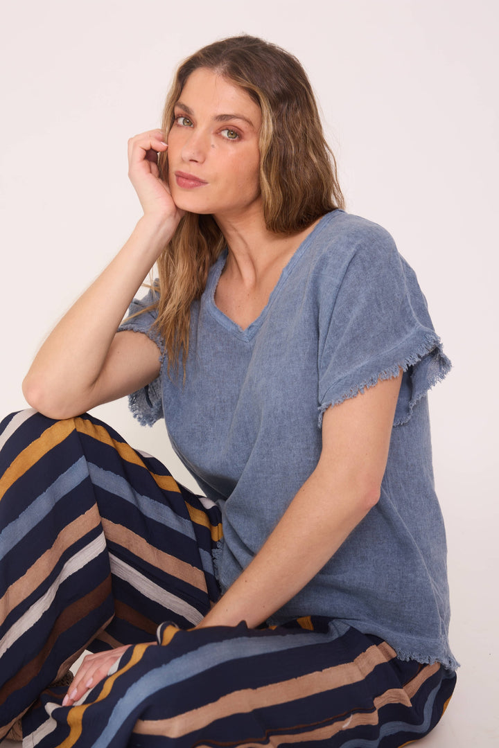 Polera Julia celeste