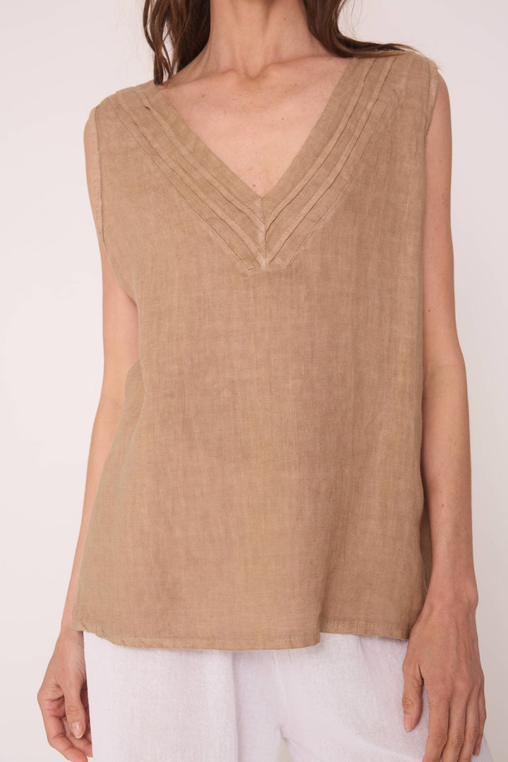 Polera Magdalena beige