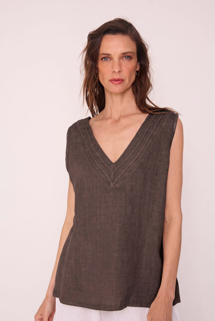 Polera Magdalena café