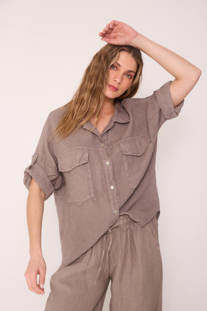 Polera Manuela visón