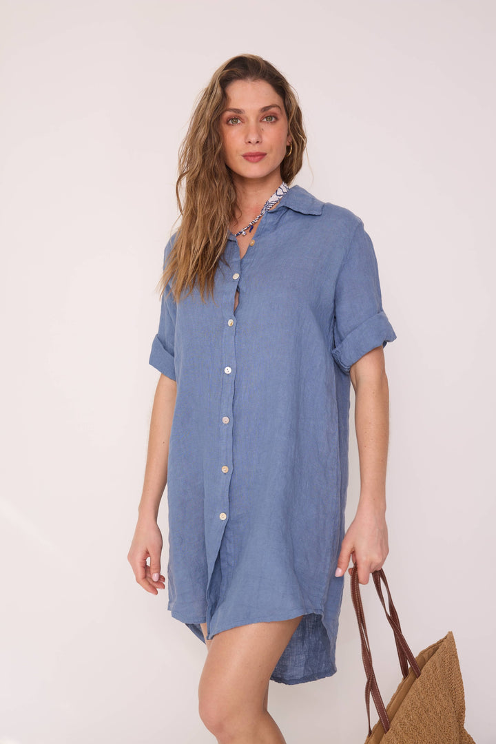 Polera Margarita azul