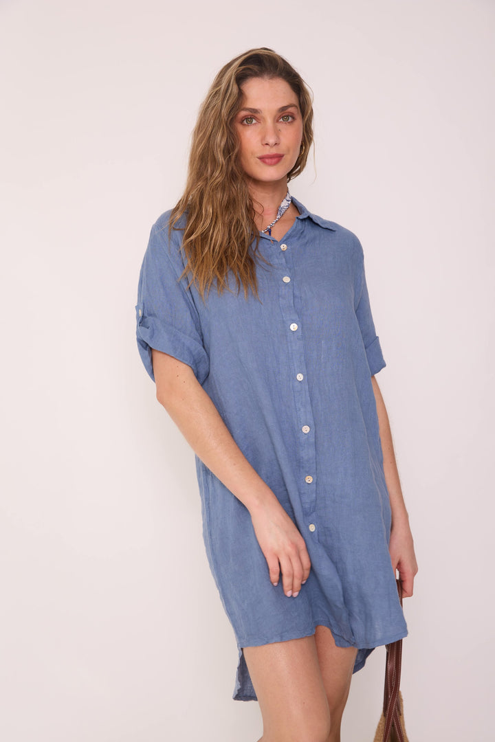 Polera Margarita azul