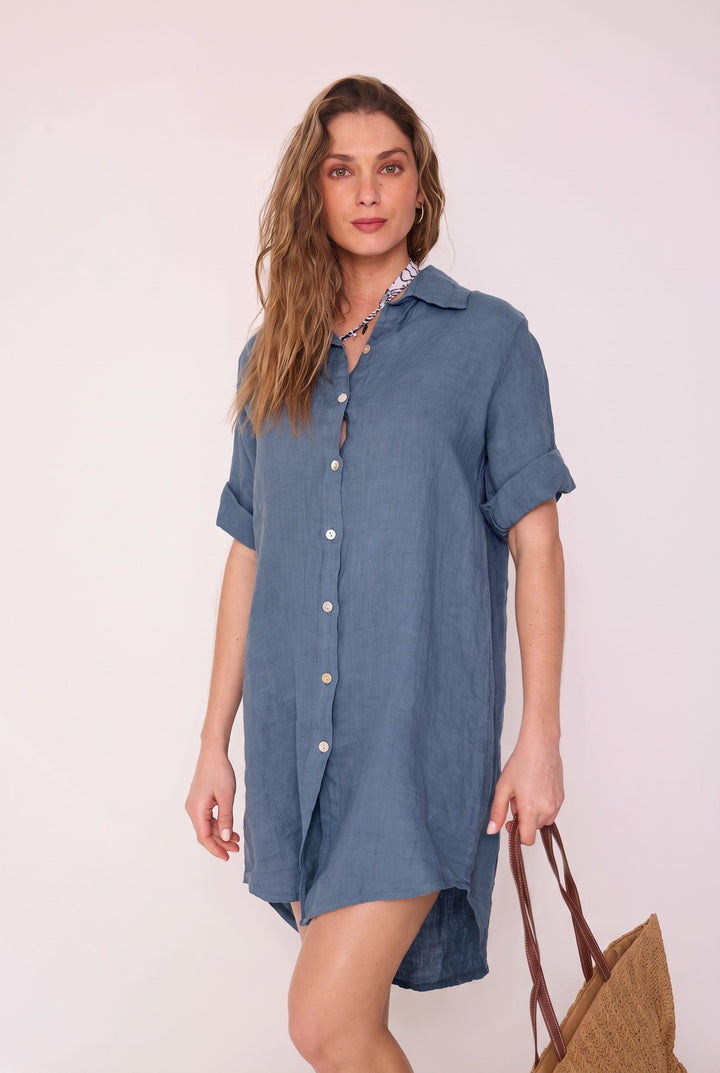 Polera Margarita celeste