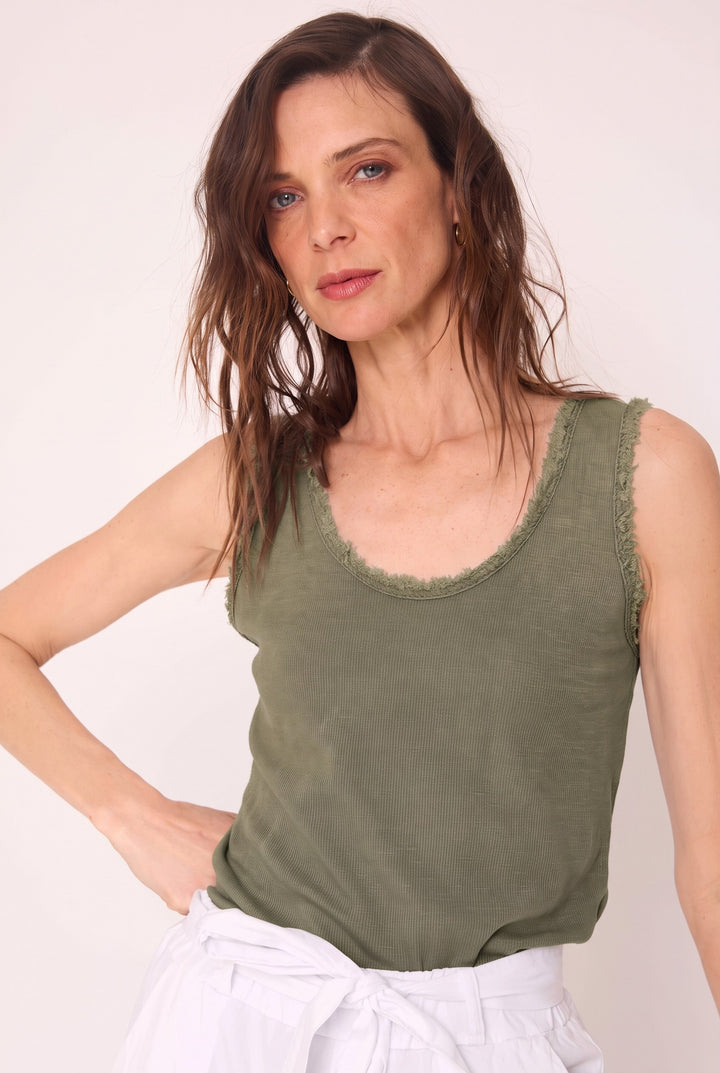 Polera María verde militar